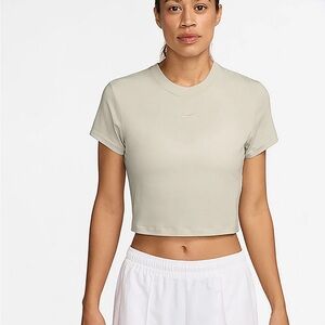 Nike Women's Cream Crop Top